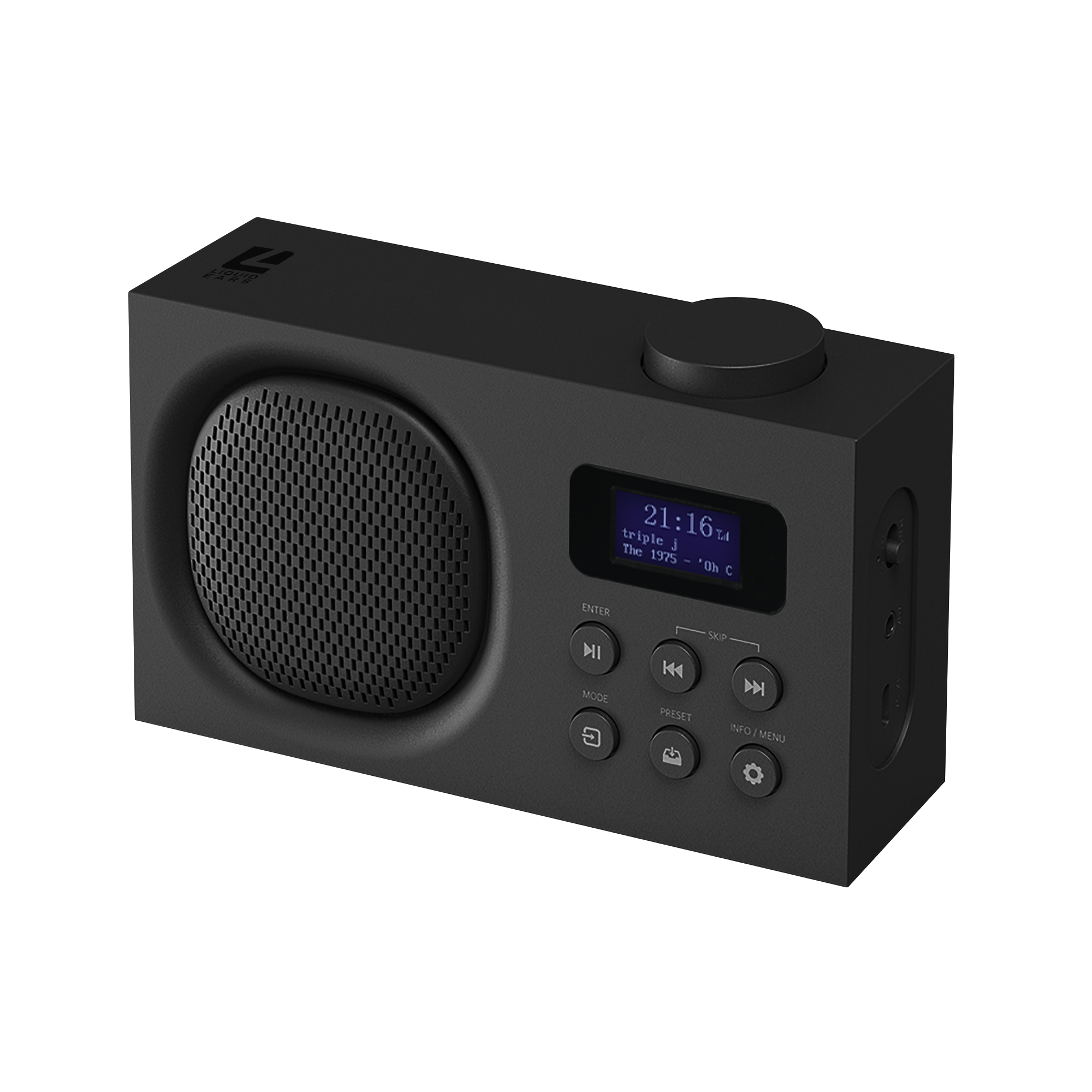 Inscabin C1 DAB/DAB FM Digital-Radiowecker mit großem Bildschirm, tragbarer kabelloser Lautsprecher mit Bluetooth, Stereo-Sound, schönes Design für Schlafzimmer, Küche, Büro (Kirsche Inscabin C1 DAB/DAB FM Digital-Radiowecker mit großem Bildschirm, tragbarer kabelloser Lautsprecher mit Bluetooth, Stereo-Sound, schönes Design für Schlafzimmer, Küche, Büro (Kirsche