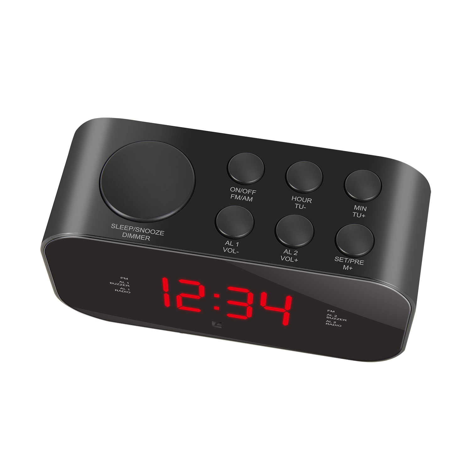 WAKE Dual Alarm Clock Radio