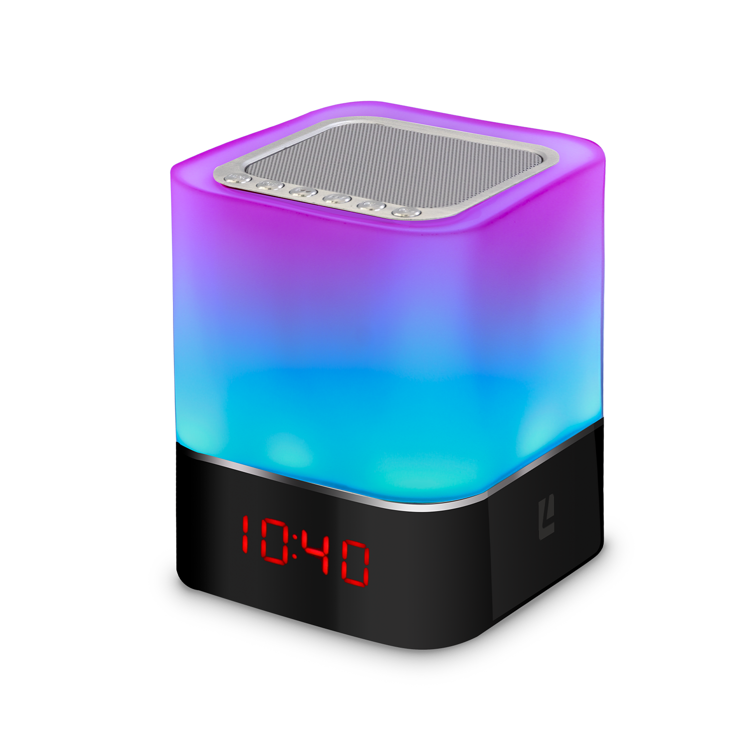 RGB GLOW Wireless Speaker Alarm Clock