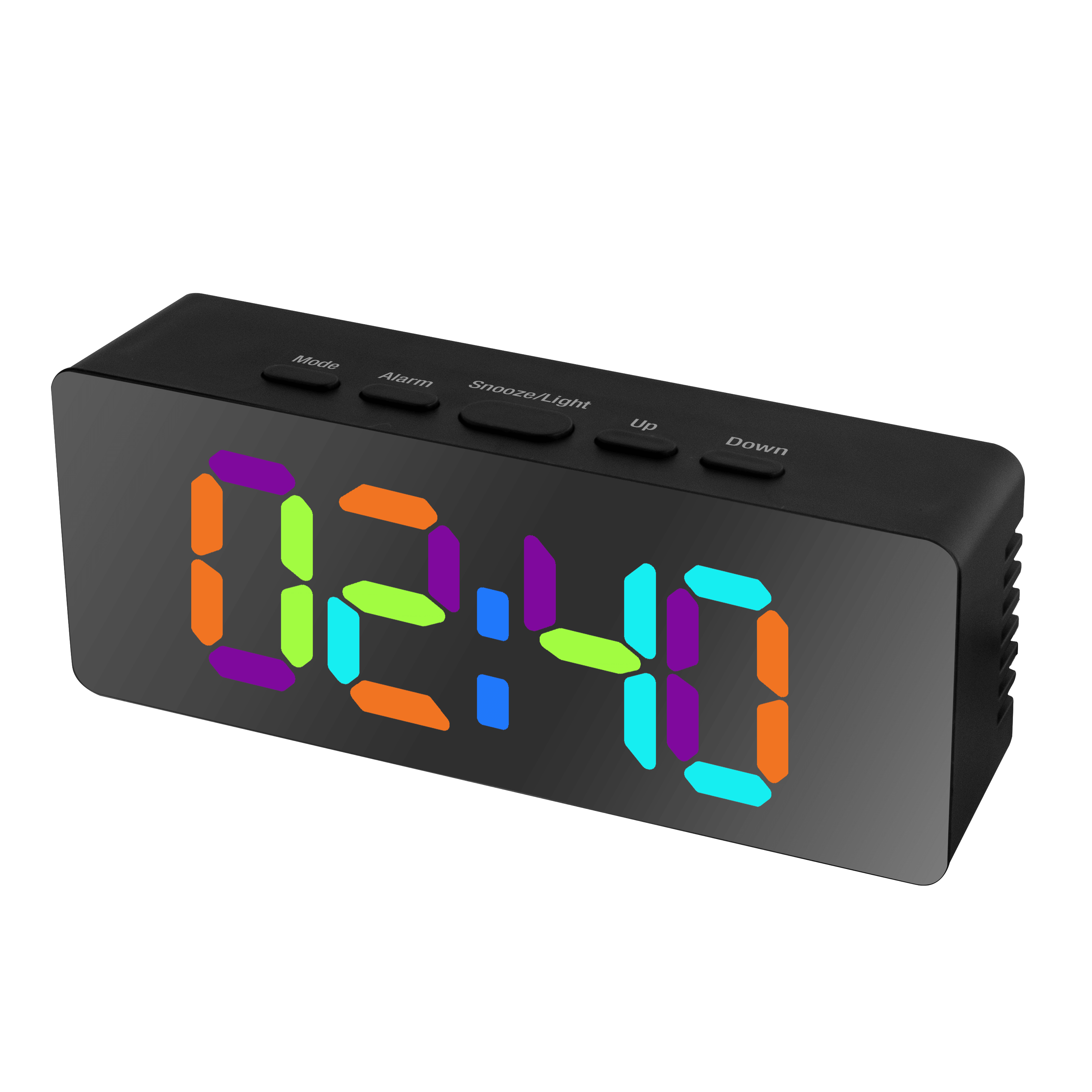 Slimline RGB Dual Alarm Clock